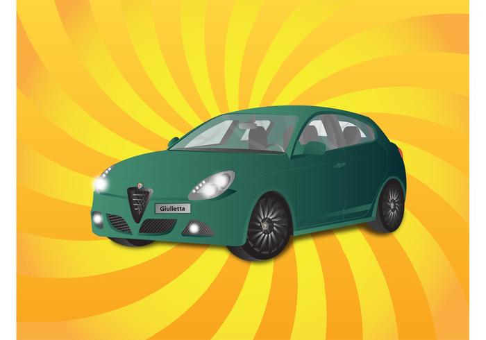 Alfa Romeo Giuletta vector