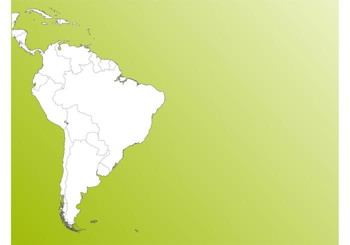 South America Vector Map