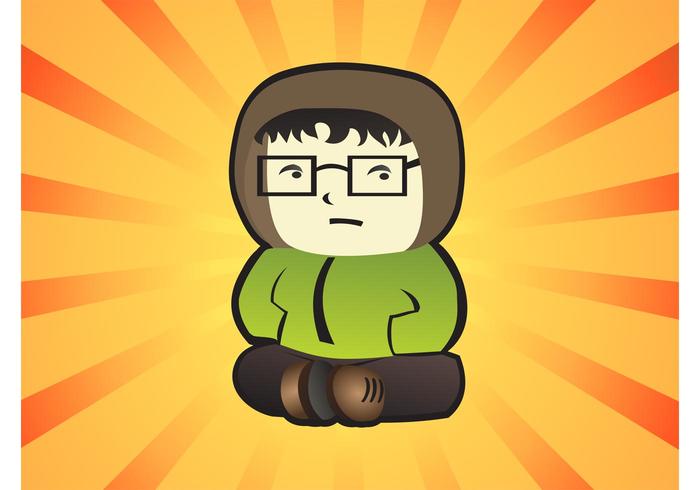 Geek Boy Vector Geek Boy Vector