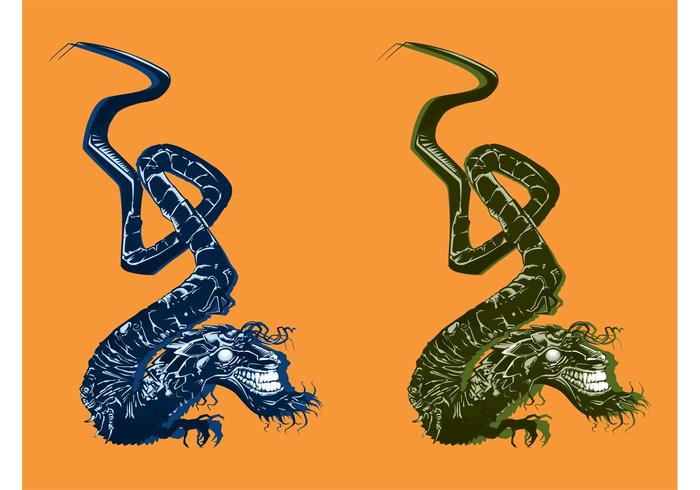 Chinese Dragon Vectors Chinese Dragon Vectors