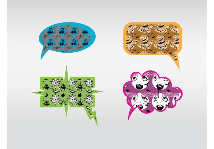 Creepy Speech Bubbles Creepy Speech Bubbles