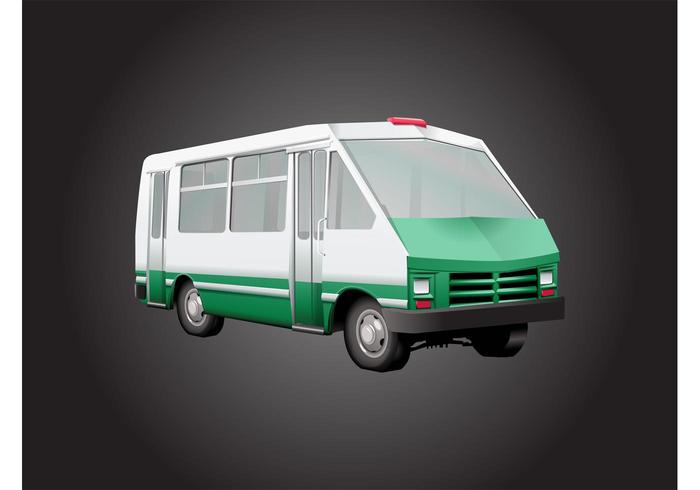 3D Bus Vector