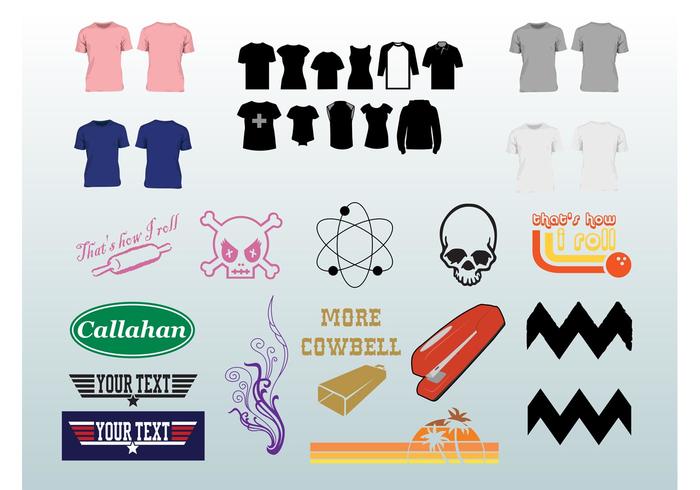 Clothing Design Pack vector