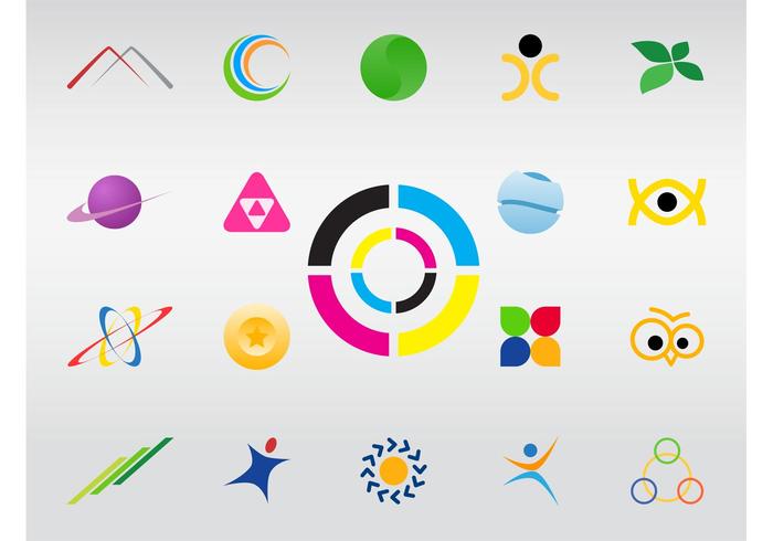 Logo Shapes vector