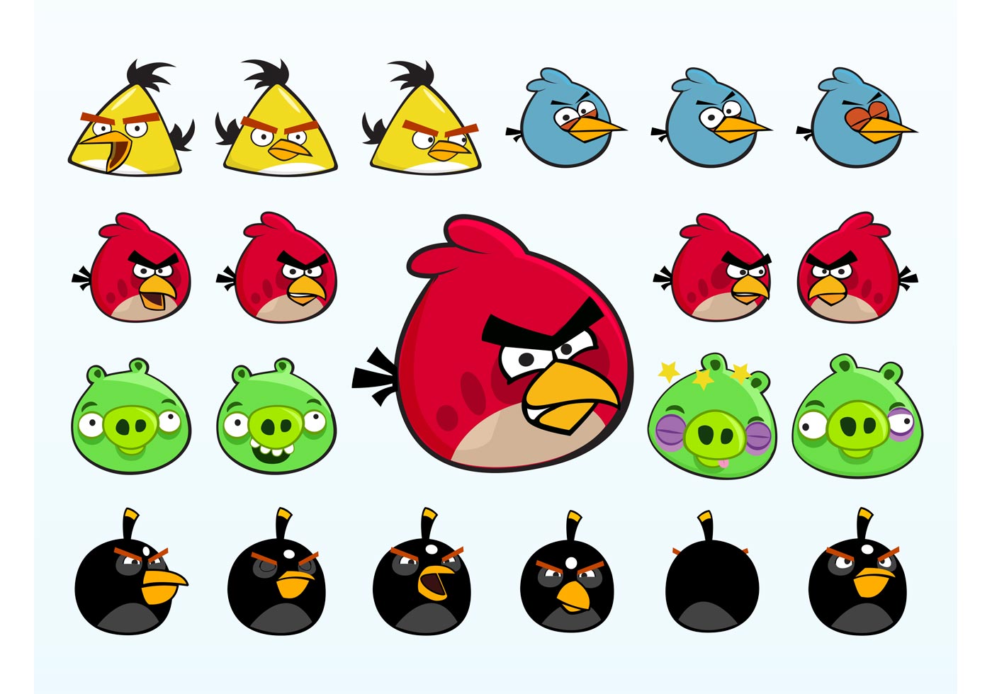 Angry birds 1.5 2. Птички Энгри бердз. Энгри бердз герои. Энгри бёрдз злые птички. Игра Angry Birds герои.