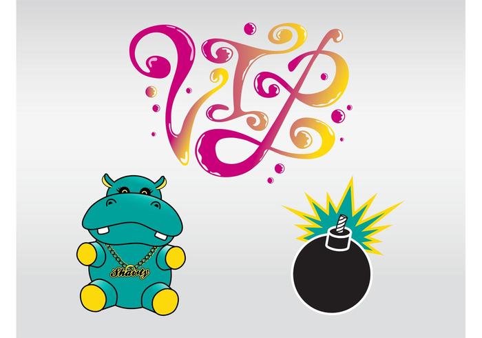 Cool Hippo Vector Cool Hippo Vector
