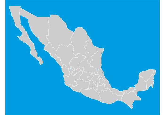 Mexico States Map Mexico States Map