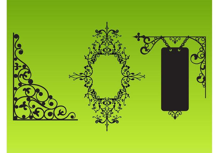 Antique Vector Decorations Antique Vector Decorations