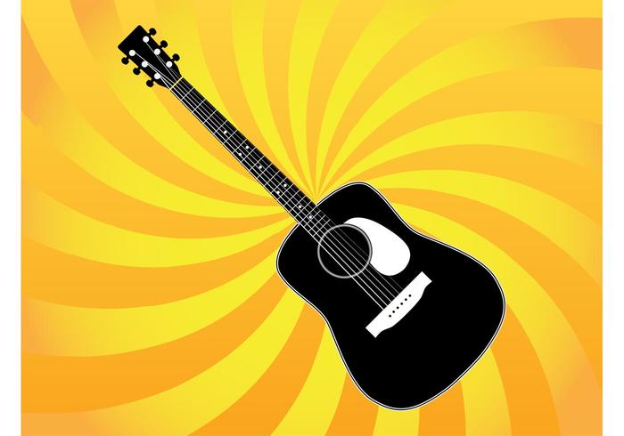 Classic Guitar Vector Classic Guitar Vector