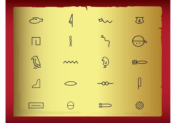 Hieroglyph Alphabet Hieroglyph Alphabet