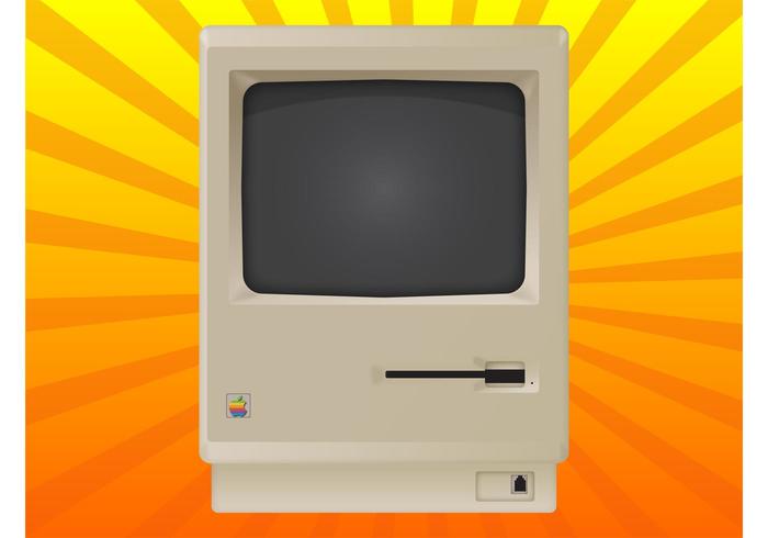 Vintage Mac vector