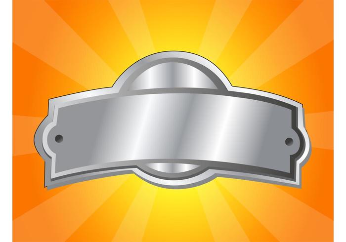 Metal Plate Vector Metal Plate Vector