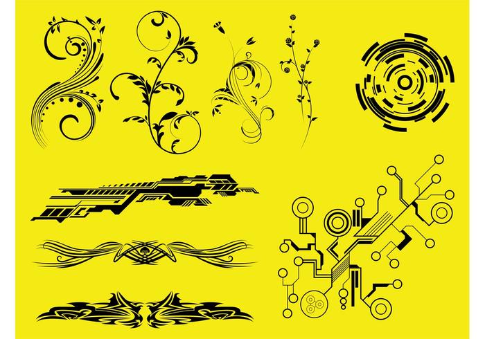 Design Elements Silhouettes Design Elements Silhouettes