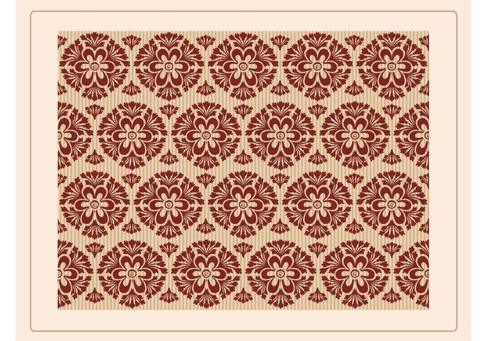 Floral Retro Wallpaper Floral Retro Wallpaper
