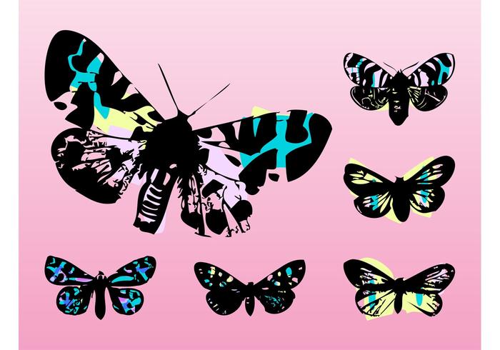 Pop Art Butterflies - Download Free Vector Art, Stock Graphics & Images