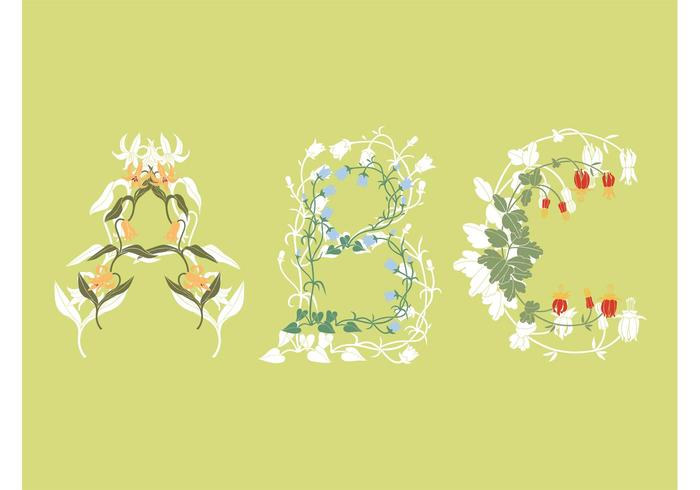 Floral Letters Floral Letters