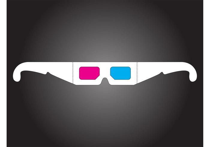 3D Glasses Vector 3D Glasses Vector