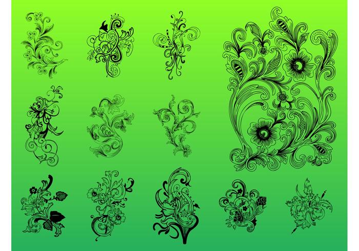 Vector Flower Pack - Download Free Vector Art, Stock Graphics & Images
