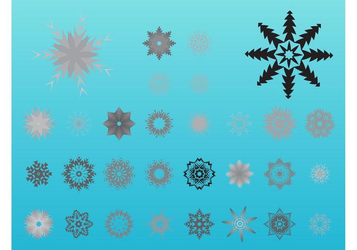 Stylized Snowflakes