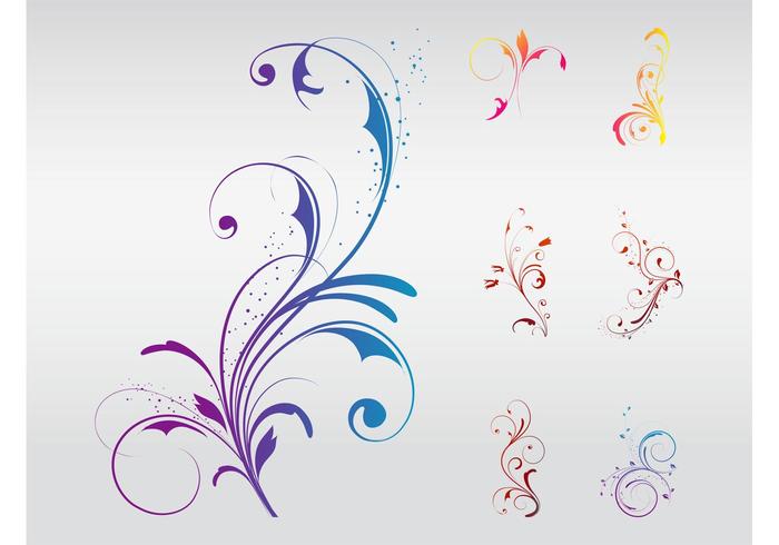 Swirly Floral Designs Swirly Floral Designs