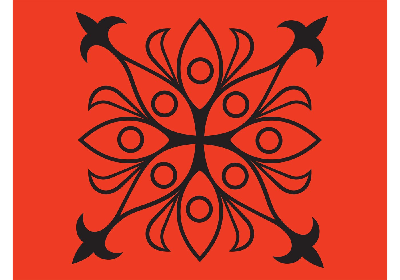 Geometric Flower Free Vector Art (10837 Free Downloads)