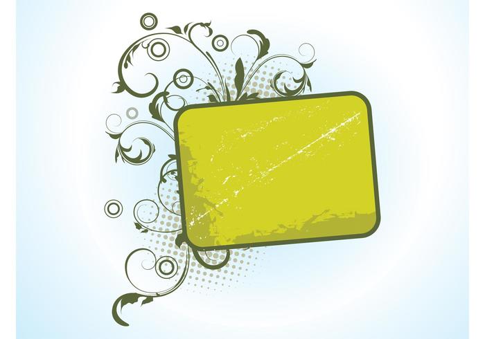 Floral Green Card Floral Green Card