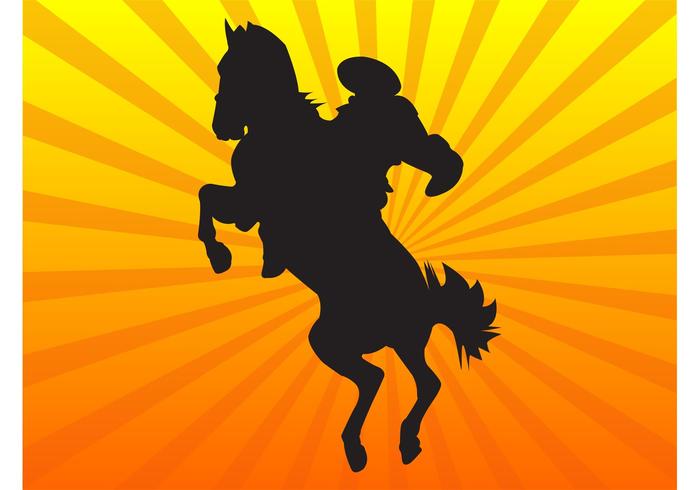 Cowboy Silhouette Cowboy Silhouette