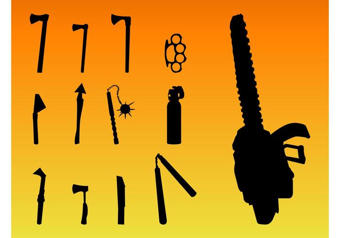 Weapons Silhouettes Weapons Silhouettes