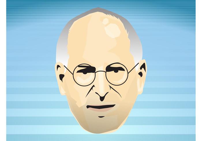 Steve Jobs Cara vector