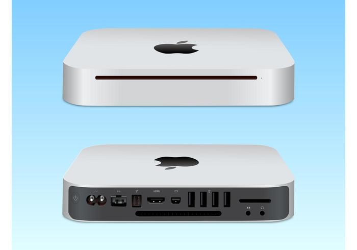 Mac Mini Vector Illustration