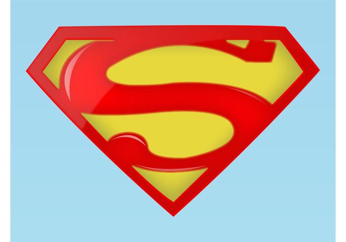 Logotipo de superman vector