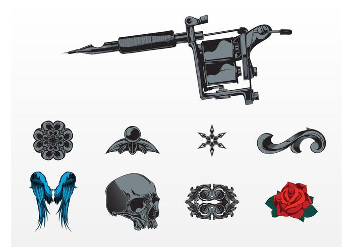 Vector Tattoo Set Vector Tattoo Set