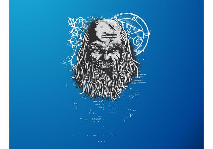 Old Man Vector Graphic Old Man Vector Graphic