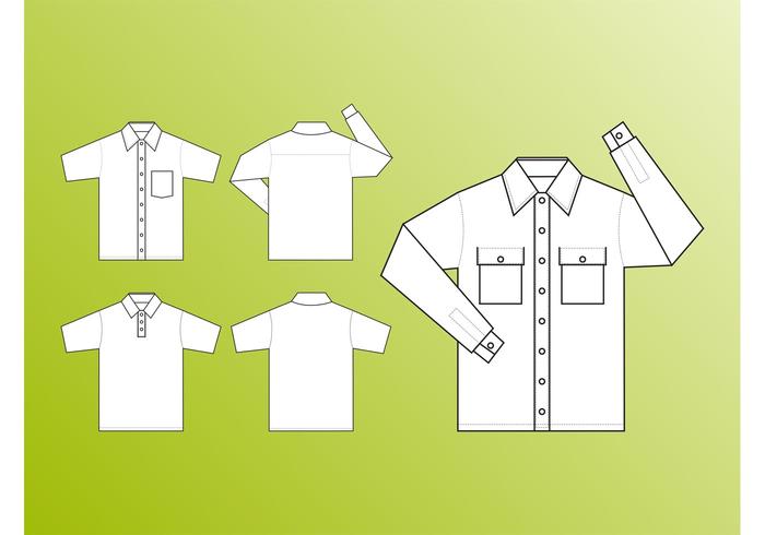 Shirt Templates Vector Shirt Templates Vector