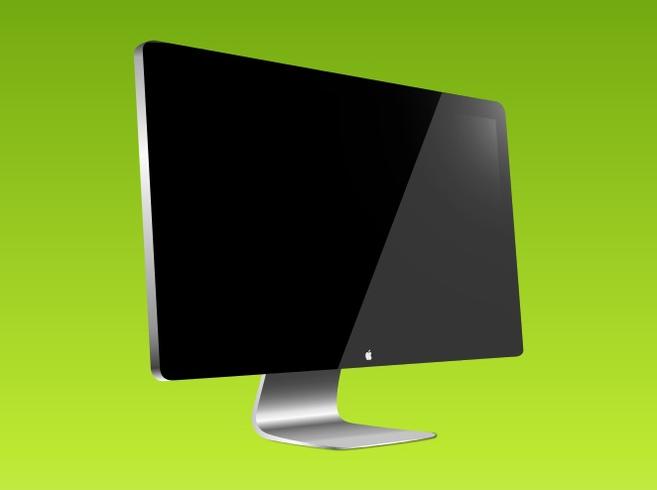 Apple Display Vector