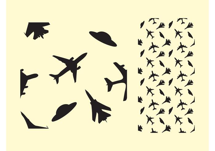 Flying Objects Pattern Flying Objects Pattern