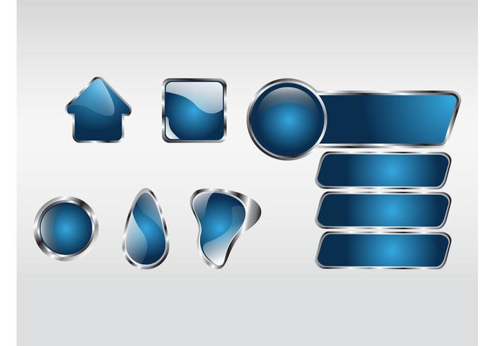 Shiny Button Vectors Shiny Button Vectors