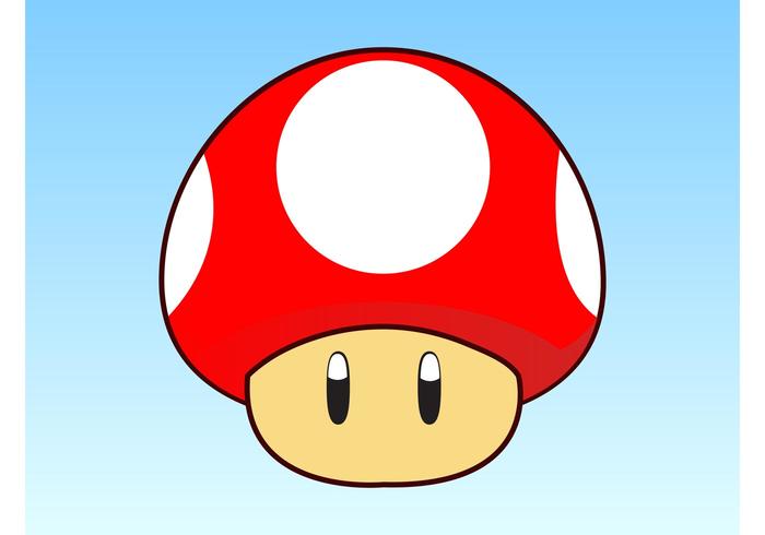 Super mario mushroom vector