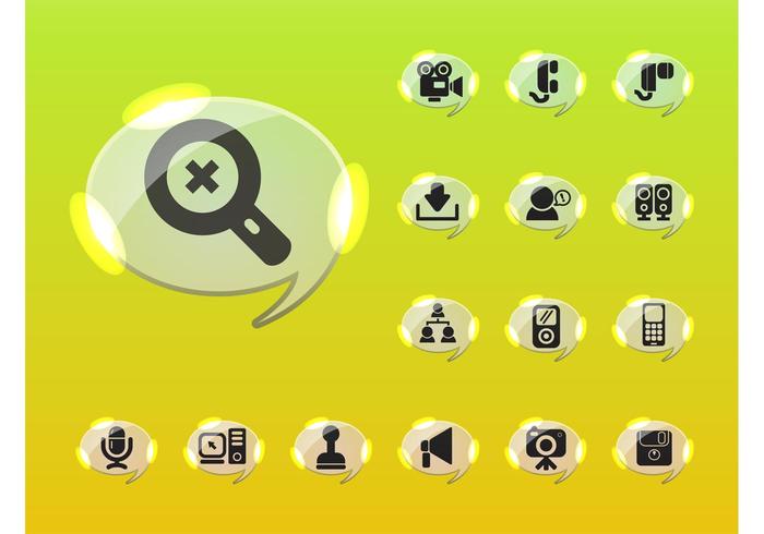 Glossy Vector Icons Glossy Vector Icons