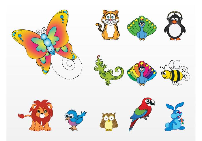 Cute Animals Vector Cute Animals Vector