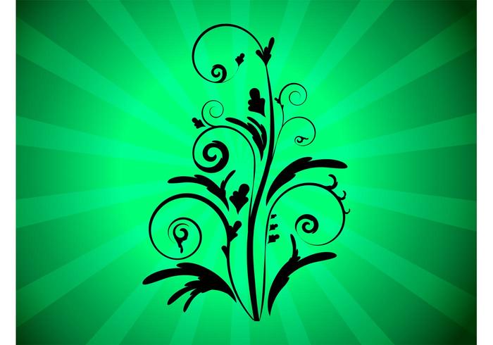 Free Floral Vector Composition