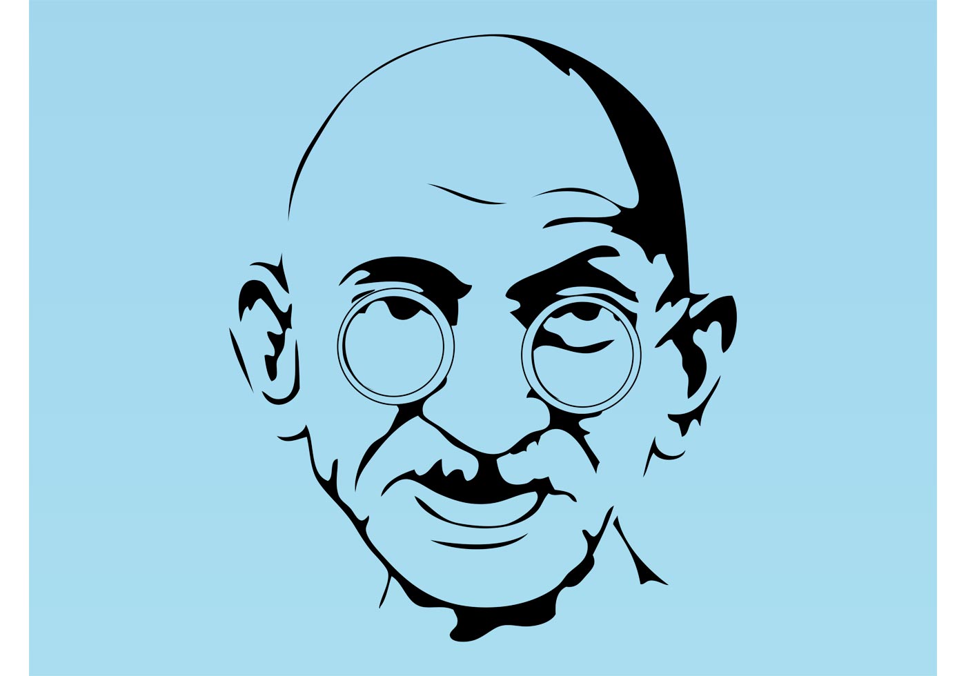 Gandhi Vector Kostenlose Vektor Kunst Archiv Grafiken & Bilder herunterladen