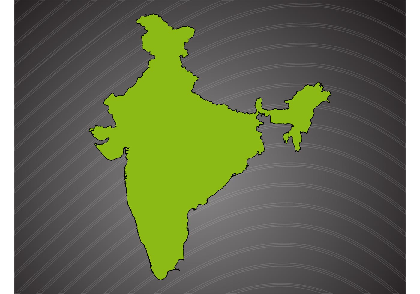 India Map Shape