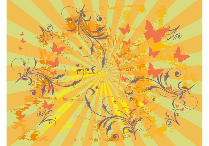 Spring Grunge Vector Spring Grunge Vector