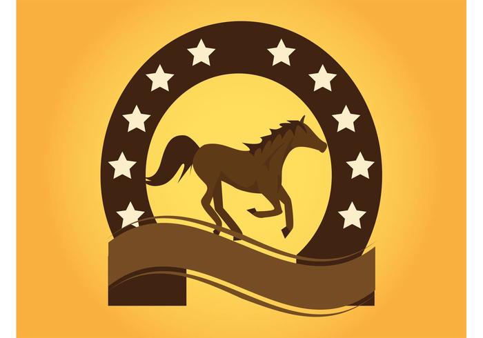 Logotipo del caballo vector