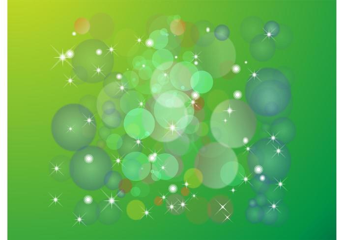 Green Circles Background Vector Green Circles Background Vector