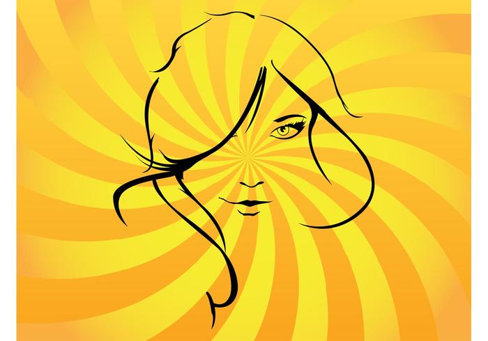 Pretty Girl Illustration Pretty Girl Illustration