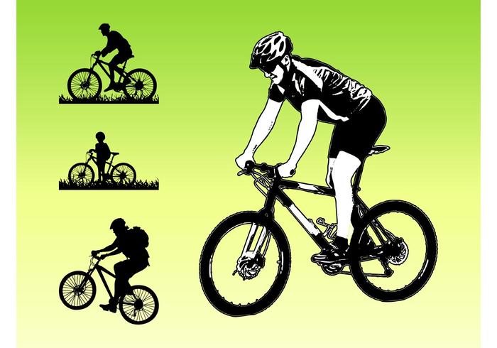 Bikers Silhouettes Bikers Silhouettes