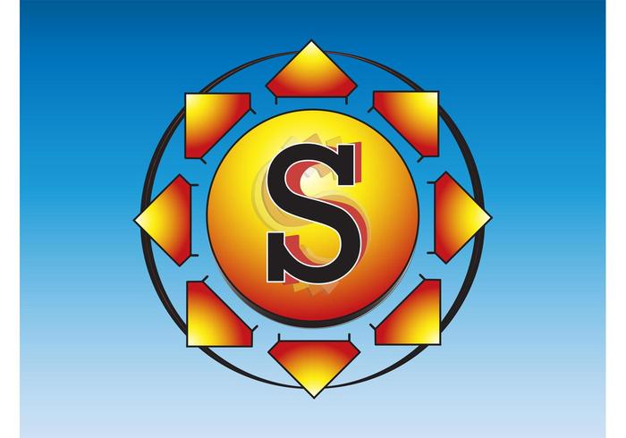 Logotipo de Sun vector