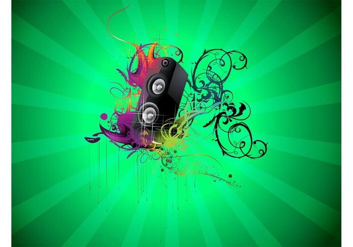 Music Speaker Vector Music Speaker Vector